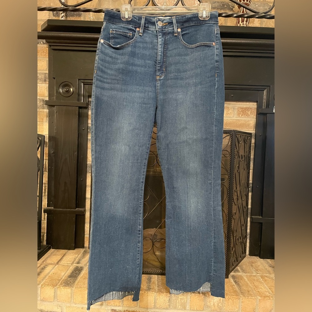LOFT Blue Cropped Ankle Jeans
